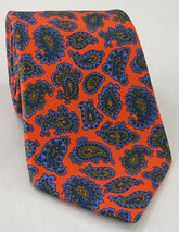 Macclesfield Modern Madder Printed Silk Tie MMPT-114